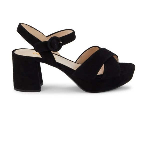 Prada Black Platform Sandals - Picture 1 of 8
